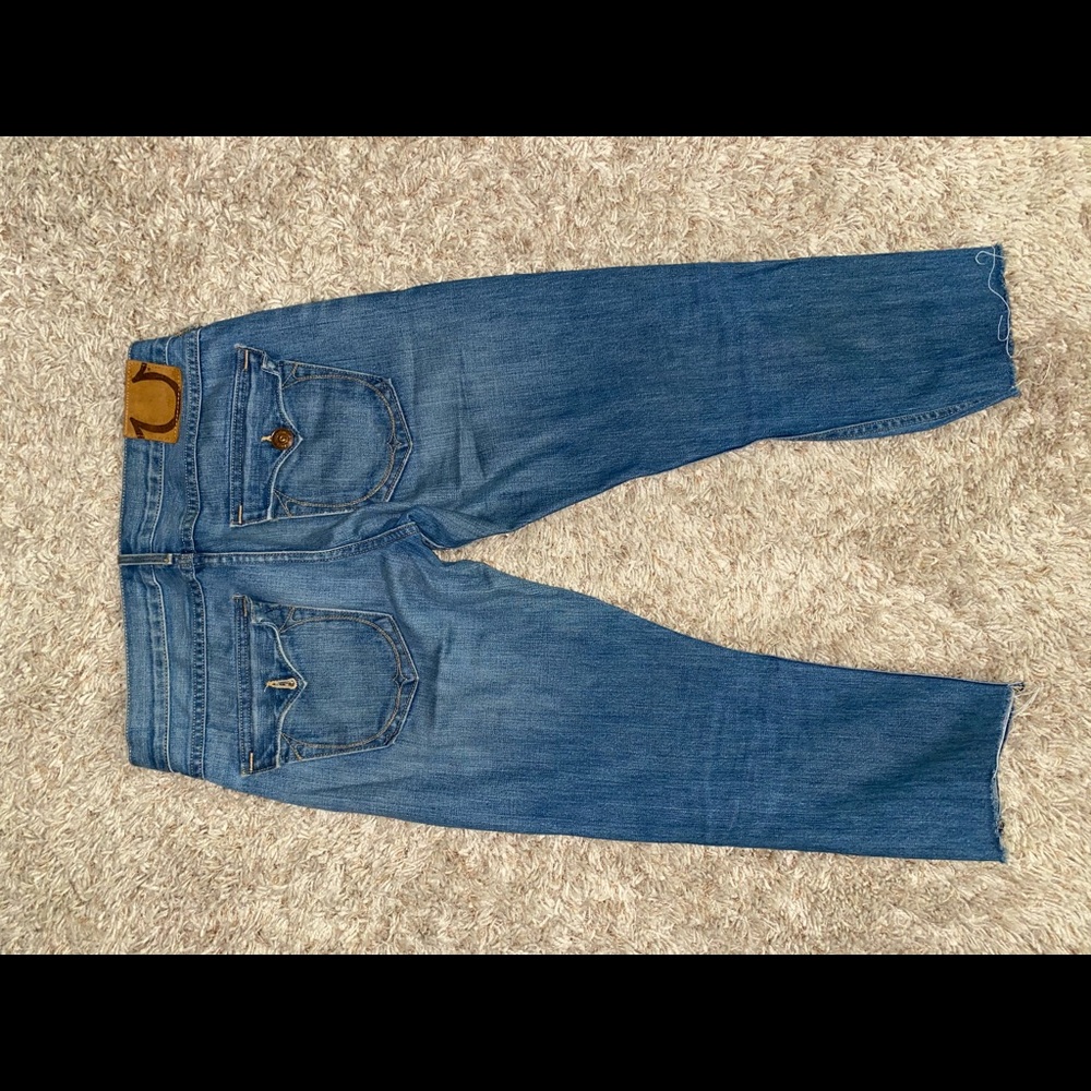 True Religion cropped jeans